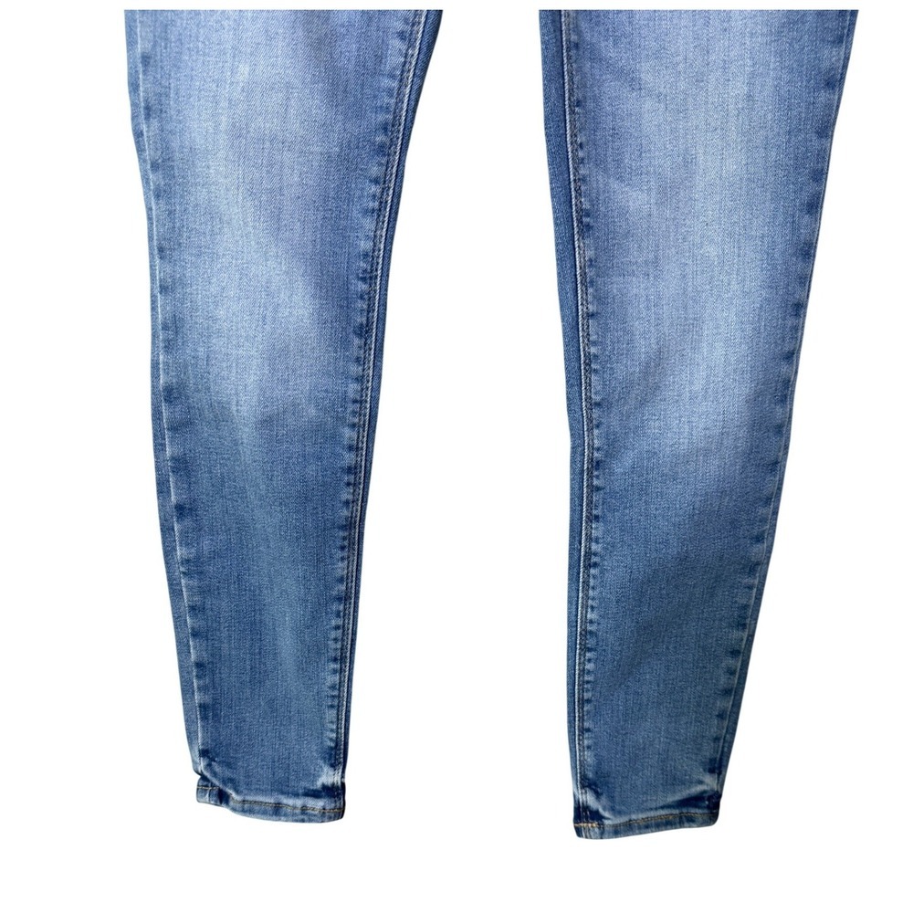 NWT River Island Molly Mid Rise Jeggings Blue Denim Skinny Fit Women's Size 10R - Picture 3 of 9